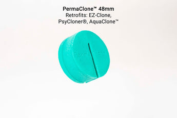 PermaClone™ 48mm collar shows the collar floating in the air, illustrating the gap where chemicals can access for sterilization.
